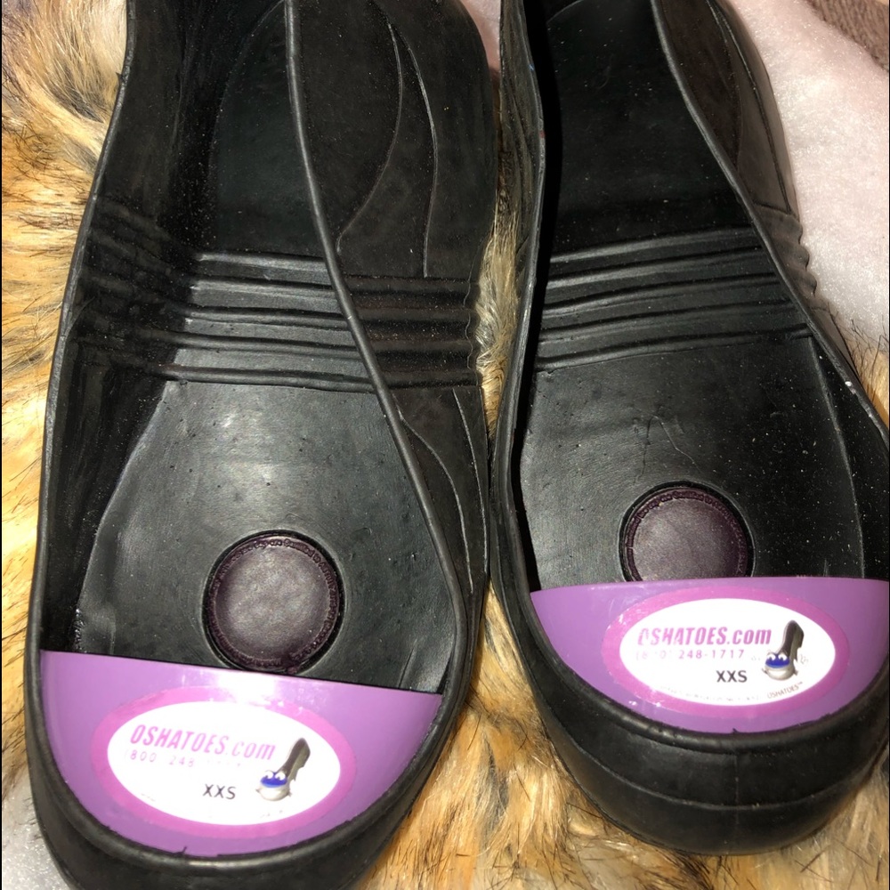 Oshatoes rubber shoe cover ups; sz xxs steel toe